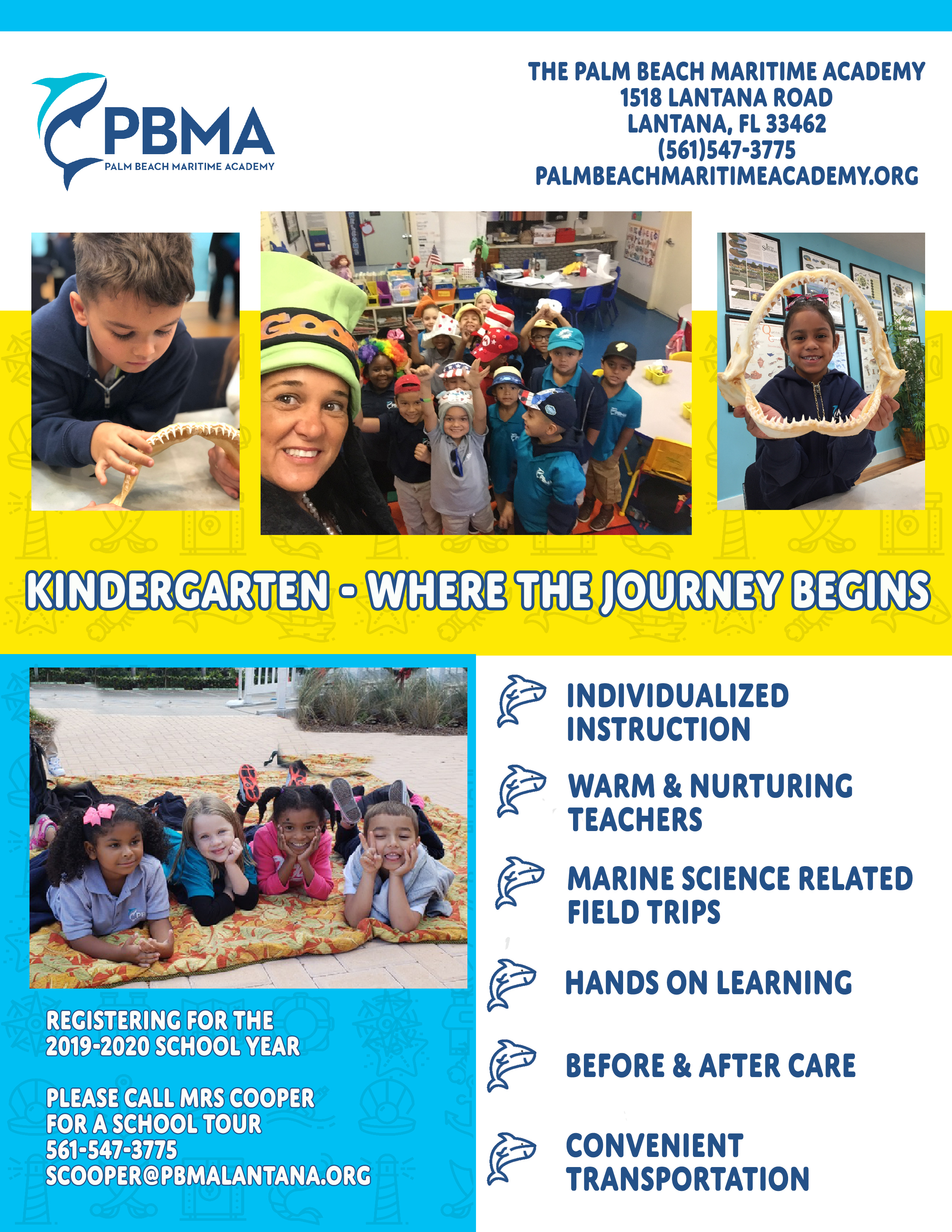 Open House Flier for the Palm Beach Maritime Academy and High School
