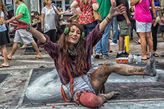 Chalk Artist Lake Worth Street Painting Festival Lake Worth Beach, Florida
