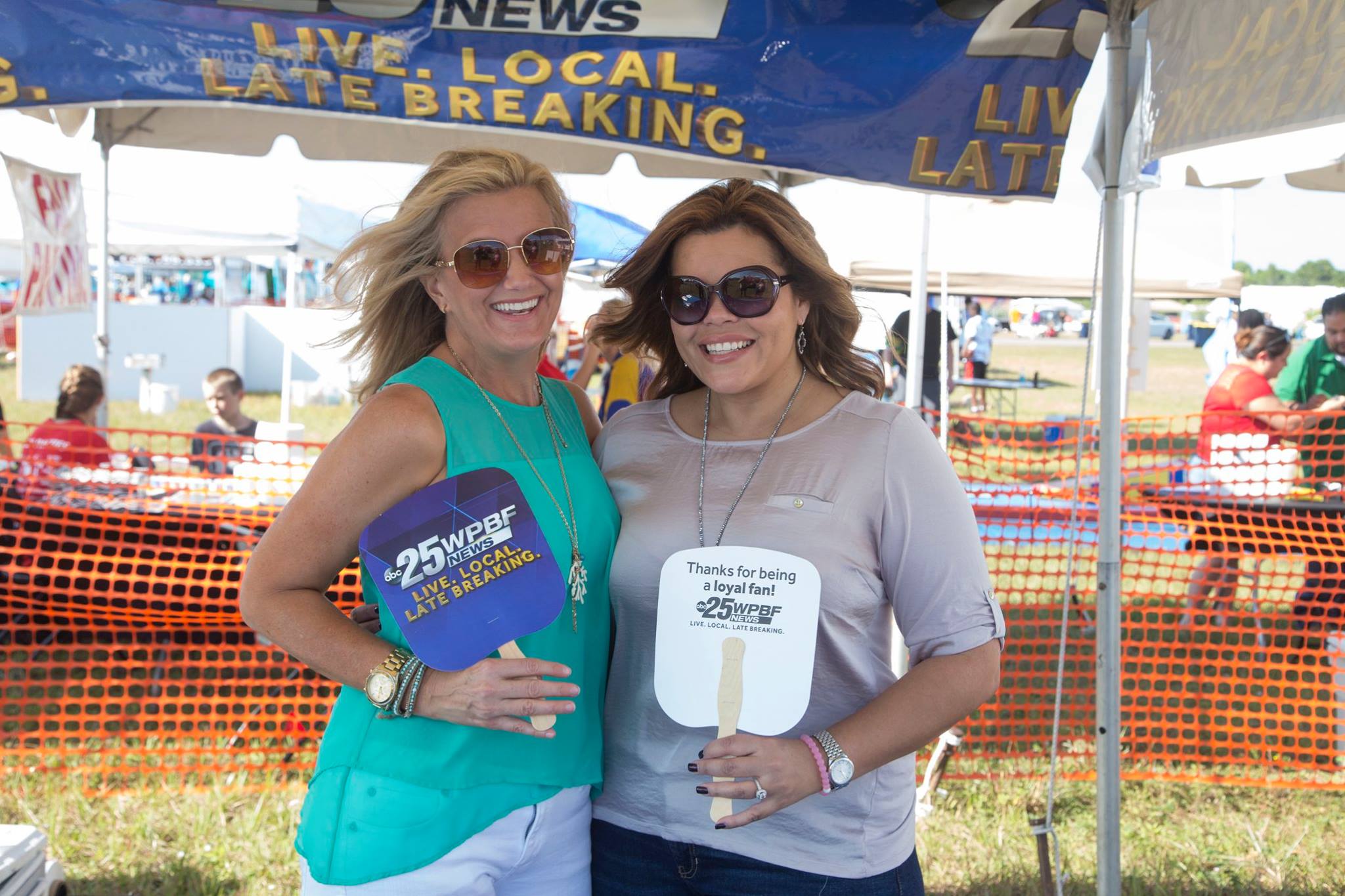 Tiffany Kennedy and Felicia Rodriquez WBPF 25 on air Team
